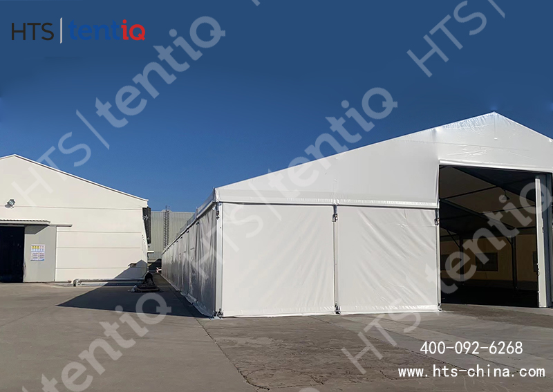 現(xiàn)有廠房不能再擴建，用鋁合金工業(yè)倉庫篷房能快速解決