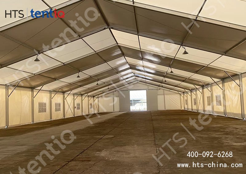 現(xiàn)有廠房不能再擴建，用鋁合金工業(yè)倉庫篷房能快速解決