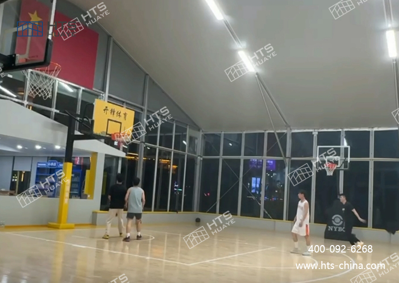 河南開封新增一座籃球館篷房，打造運(yùn)動(dòng)新地標(biāo)