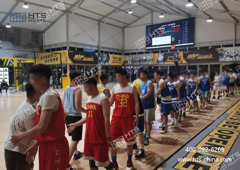 裝配式篷房籃球館完全契合體育場館建設(shè)行業(yè)新政策要求
