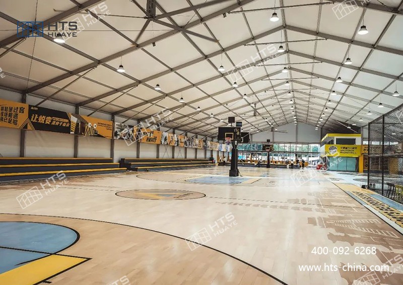 裝配式篷房籃球館可提升體育場地效能，助力全民健康與城市發(fā)展