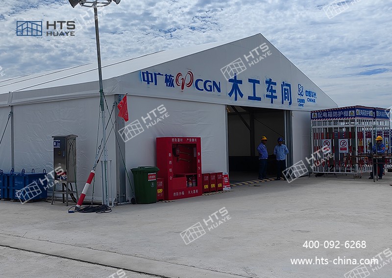 為核電行業(yè)提供的第6座倉(cāng)儲(chǔ)篷房，事實(shí)證明“好產(chǎn)品自帶說(shuō)服力”